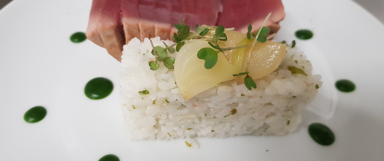 Restaurant - Plat - Le thon et son riz japonais