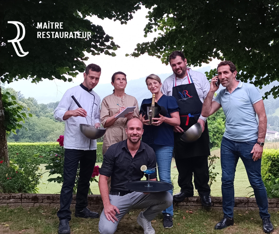 L'équipe de la Mésange Toquée ravis de son nouveau titre de Maître restaurateur