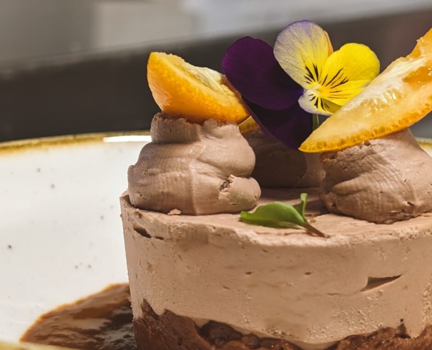 Dessert de la Mésange Toquée - Restaurant à Uriage