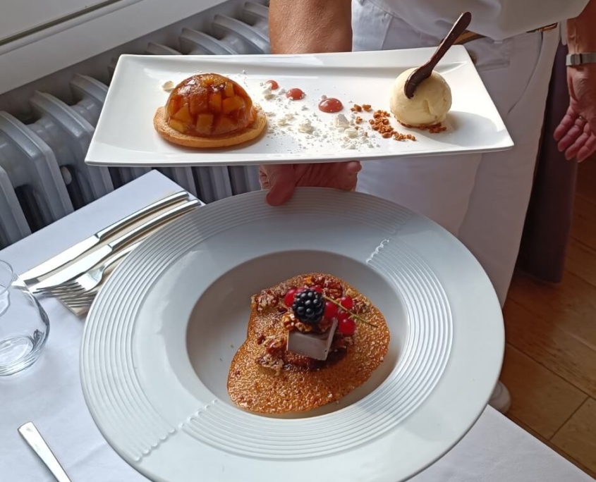 Dessert de la Mésange Toquée - Restaurant à Uriage